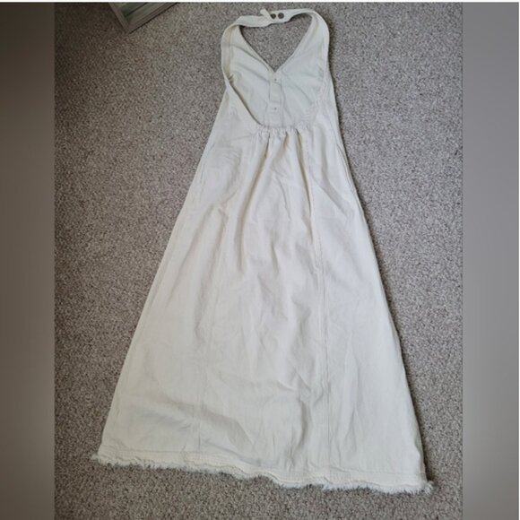 Anthropologie Pilcro V-Neck Halter Shirt Cotton Dress size M - Picture 4 of 6